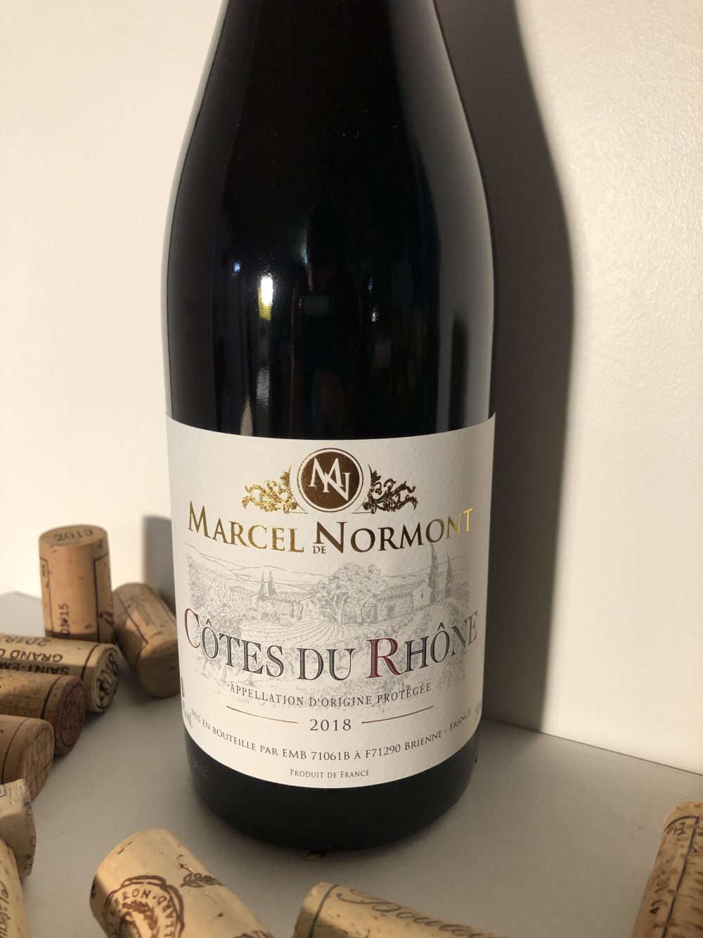 Côtes du Rhône 2018 Marcel de Normont (3)