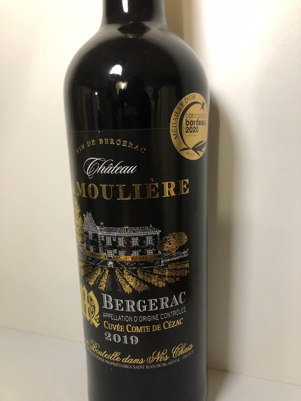 Bergerac Rouge 2019 Château La Moulière Black Label (4)